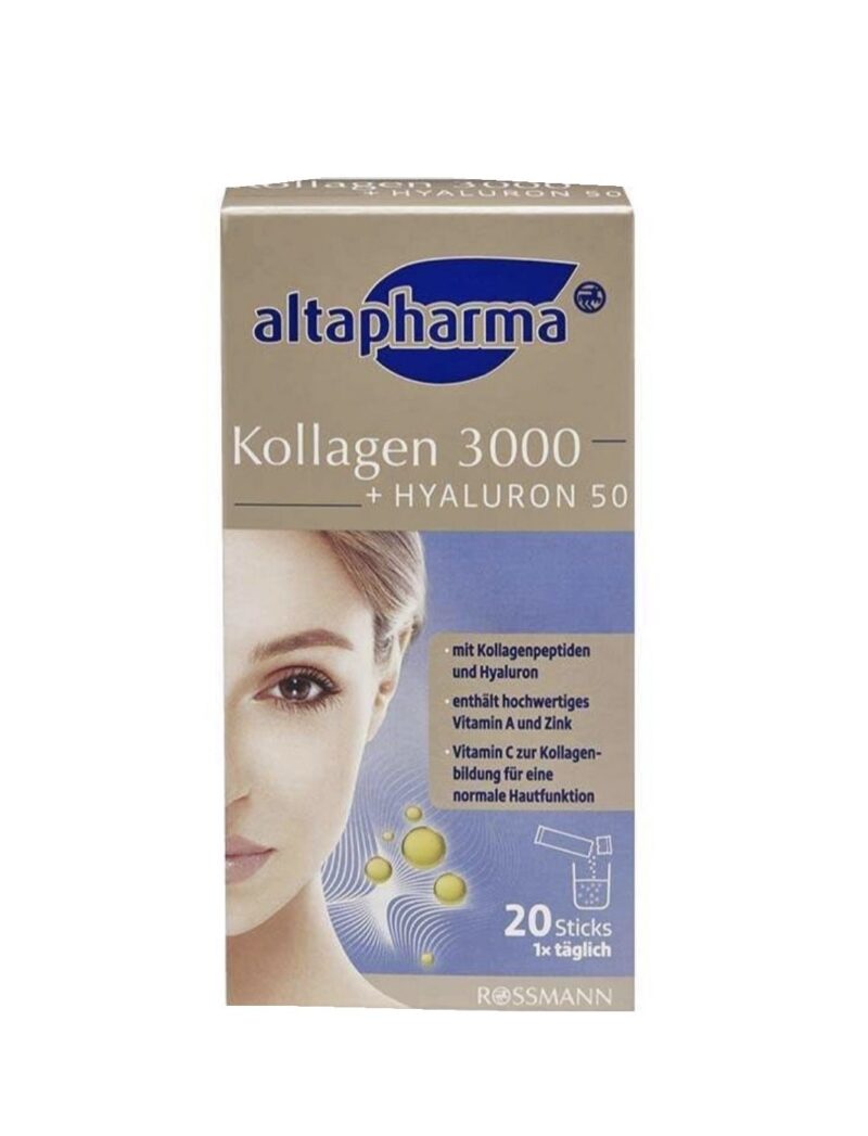 ساشه پودر کلاژن 3000 هیالورون آلتافارما Altapharma
