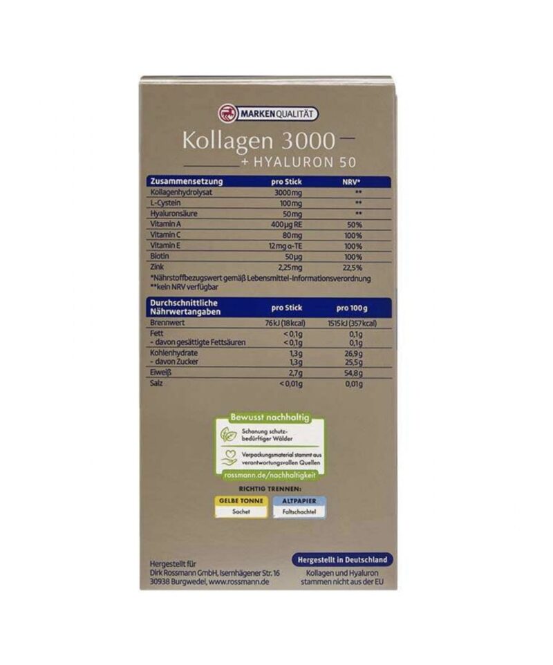 ساشه پودر کلاژن 3000 هیالورون آلتافارما Altapharma
